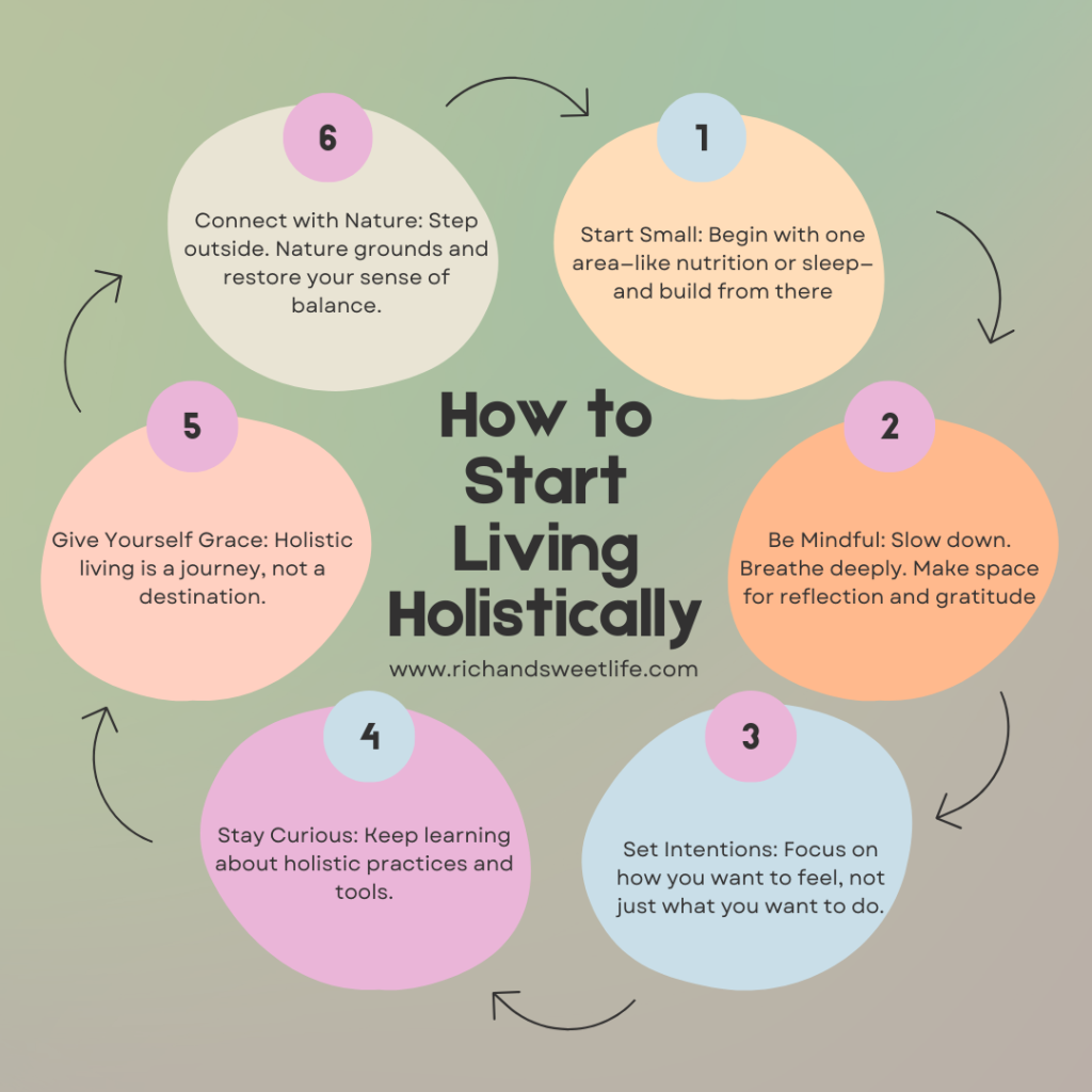 how to start living holistically