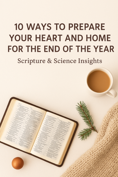 10 ways to prepare your heart and home for the end of the year