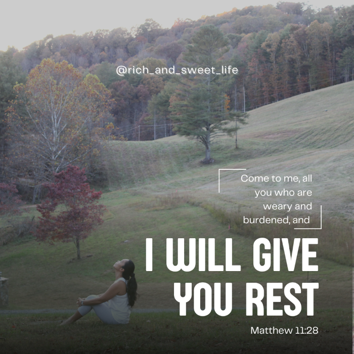 christian image of a woman lifting her gaze to heaven, giving her worries to god with a bible verse